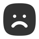 Emoji Sad Square SVG Icon